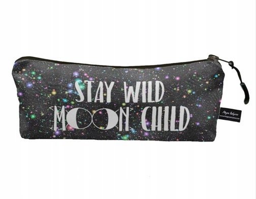 Saszetka PIÓRNIK SZKOLNY stay wild moon child NADRUK