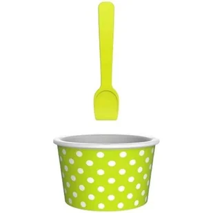 Zak! DESIGNS Miseczka na lody 8cm DESIGNS zielono-biała 1283-660 - Inne naczynia kuchenne - miniaturka - grafika 1