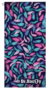 Dr.Bacty Ręcznik szybkoschnący 60x130 cm - pióra (DRC-L-PIORA) RB - Ręczniki - miniaturka - grafika 1