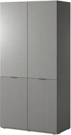 Szafy - Szafa dwudrzwiowa Zen w kolorze Szarym - miniaturka - grafika 1