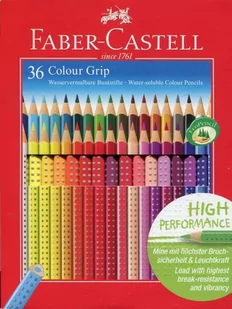 Faber-Castell Kredki Grip 36 kolorów - Przybory szkolne - miniaturka - grafika 1