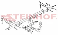 Akcesoria motoryzacyjne - Hak holowniczy Steinhof O-129 - miniaturka - grafika 1
