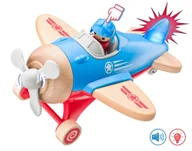 Samoloty i helikoptery - Duży samolot z pilotem- świeci i wydaje dźwięki - miniaturka - grafika 1