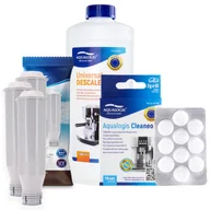 Akcesoria i części do ekspresów do kawy - Zestaw Krups - Filtr AL-TES46 3szt, Uniwersalny Odkamieniacz Aqualogis 1L, Tabletki Czyszczące Aqualogis Cleaneo 10 szt. - miniaturka - grafika 1