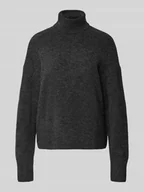 Swetry damskie - Golf o kroju regular fit z mieszanki żywej wełny - miniaturka - grafika 1