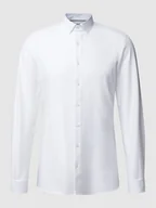 Koszule męskie - Koszula biznesowa o kroju slim fit z kołnierzykiem typu cutaway model ‘Modern Kent’ - miniaturka - grafika 1