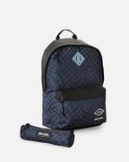 Plecaki - Rip Curl, Plecak sportowy Dome BTS + piórnik (18L), 135MBA-49, Granatowy - miniaturka - grafika 1