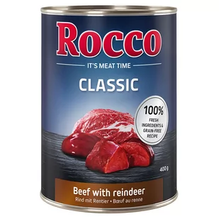 Rocco Classic, 6 X 400 G - Wołowina Z Reniferem - Mokra karma dla psów - miniaturka - grafika 2