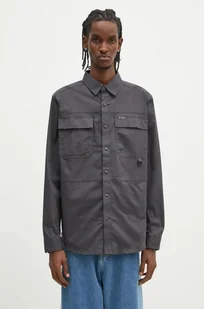 Columbia koszula Landroamer Twill męska kolor szary regular z kołnierzykiem klasycznym 2120581 - Koszule męskie - miniaturka - grafika 1
