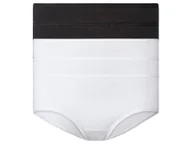 Majtki damskie - esmara® Hipstery damskie z bawełną, 5 par (S (36-38), Czarny/ biały) - miniaturka - grafika 1