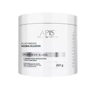 Maseczki do twarzy - APIS Platinum Gloss Platynowa Maska Algowa z Tripeptydem Miedziowym i Niacynamidem 200g - miniaturka - grafika 1