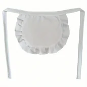 Inne - Stylowy Czarno-Biały Fartuch Lolita - Uroczy Poliestrowy Śliniaczek do Kuchni i Jadalni dla Kobiet - miniaturka - grafika 1