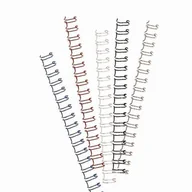 Artykuły biurowe - Grzbiet drutowy 3:1 6,4mm OPUS O.WIRE BIAŁY 100szt. /3A06BIA100/ - miniaturka - grafika 1