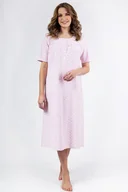 Bielizna nocna - Koszulka damska Anitta różowa 4XL - miniaturka - grafika 1