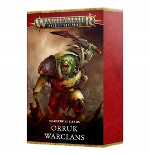 Warscroll Cards Orruk Warclans - Gry planszowe - miniaturka - grafika 1