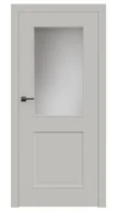 Drzwi wewnętrzne - Dre Drzwi Wewnętrzne Z Szybą Fano 30 Okleina Jasna Szara Mat - miniaturka - grafika 1
