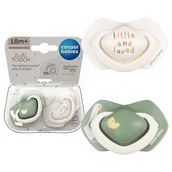Smoczki uspokajające - Canpol Babies Smoczek Silikonowy Symetryczny Light Touch Goose 18m+ - miniaturka - grafika 1