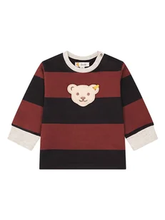 Steiff Bluza w kolorze czarno-bordowym - Bluzy i sweterki niemowlęce - miniaturka - grafika 1