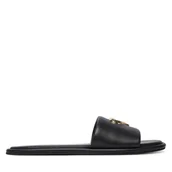 Klapki i japonki damskie - Klapki LOVE MOSCHINO JA28252G0OIA0000 Czarny - miniaturka - grafika 1