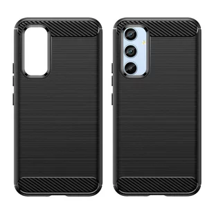 Hurtel Carbon Case etui do Samsung Galaxy A54 5G elastyczny silikonowy karbonowy pokrowiec niebieskie - Etui i futerały do telefonów - miniaturka - grafika 1