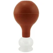 Akcesoria medycyny naturalnej - Bańka chińska szklana próżniowa z gruszką - 2,5 cm - miniaturka - grafika 1