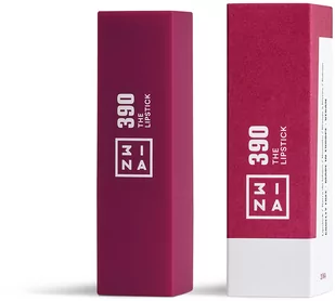 3ina 3INA MAKEUP - Vegan - Cruelty Free - The Lipstick 390 - Ciemny fiolet - wysokie krycie z wygodną teksturą - Pomadka z magnetyczną nasadką - 5h Czas trwania - Wysoko napigmentowane odcienie - Szminki - miniaturka - grafika 2