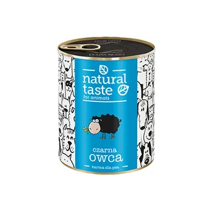 Dolina Noteci Natural Taste Puszka dla Psa Czarna Owca 800g 52748-uniw - Mokra karma dla psów - miniaturka - grafika 1