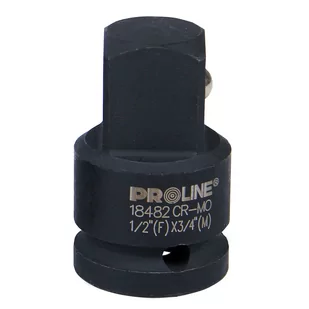 Adapter udarowy Cr-Mo 1/2" gniazdo - 3/8" trzpień Proline - Bity - miniaturka - grafika 1