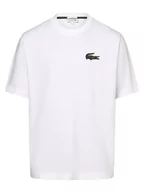 Koszulki męskie - Lacoste - T-shirt męski, biały - miniaturka - grafika 1
