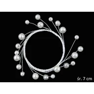 Ozdoby bożonarodzeniowe - Wianek ozdobny 7 cm - miniaturka - grafika 1