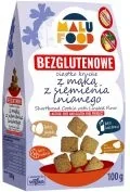 Ciastka - Malu Food Ciastka kruche z mąką z siemienia lnianego bez cukru bezglutenowe 100 g - miniaturka - grafika 1