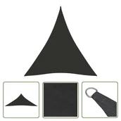 Parasole ogrodowe - The Living Store Żagiel ogrodowy - tkanina Oxford - trójkątny - 4x5x5 m - antracyt - Żagiel Ogrodowy - miniaturka - grafika 1