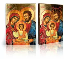 Ikona religijna Święta Rodzina - Ikony i obrazy sakralne Ikona religijna Święta Rodzina - Ikony i obrazy sakralne - miniaturka - grafika 1