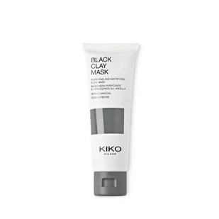 KIKO Milano Black Clay Mask oczyszczająco-matująca maska do twarzy z węglem i czarną glinką 50ml - Maseczki do twarzy - miniaturka - grafika 1