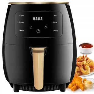Frytkownica Beztłuszczowa Frytownica Air Fryer Separator Mocna 2400W 6L - Frytownice gastronomiczne - miniaturka - grafika 1