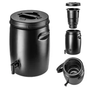 Kompostowniki - KADAX Zbiornik Na Nawóz 25L Ogrodowy Beczka Do Wytwarzania Nawozu Gnojówki Kran - miniaturka - grafika 1