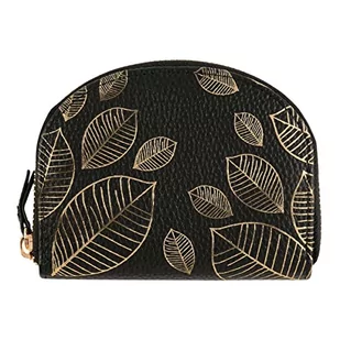 Draeger Paris - Portfel - Złote liście - Czarny - Portfele - miniaturka - grafika 1