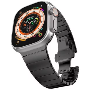 Steel Link pasek bransoleta do Apple Watch 42/44/45/49mm (Starlight Titanium) - Akcesoria do smartwatchy - miniaturka - grafika 1