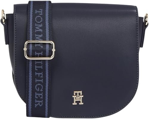 TOMMY HILFIGER Damska torba na siodło z logo TH AW0AW17184 Crossover, niebieska (Space Blue), Niebieski (Space Blue)