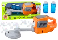 Bańki mydlane - Maszyna Do Baniek Mydlanych Kosiarka Podkaszarka Dwa Płyny Pomarańczowa - miniaturka - grafika 1