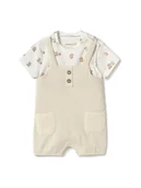 Rampersy - Mayoral Romper 1616 Beżowy - miniaturka - grafika 1