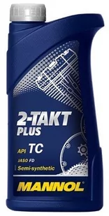 Mannol 2T 2-Takt Plus TC Semisynthetic 1L - Oleje silnikowe - miniaturka - grafika 1