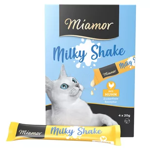 Miamor Milky Shake, kurczak - 4 x 20 g - Przysmaki dla kotów - miniaturka - grafika 1