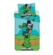 Pościel dla dzieci - Pościel Minecraft Dwustronna 140x200 100% Bawełna - miniaturka - grafika 1