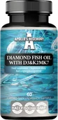 Suplementy naturalne - APOLLO'S HEGEMONY DIAMOND FISH OIL OMEGA 3 WITAMINA D3 + K2 60 KAPSUŁEK - miniaturka - grafika 1