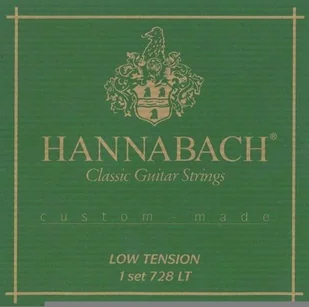 Hannabach Klassik Gita rrensaiten Serie 728 Low Tension Custom Made  komplet 652677 - Struny gitarowe  - miniaturka - grafika 1