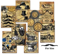 Scrapbooking - Papiery Do Scrapbookingu - Bileciki Prezentowe – Karneciki Zestaw M86 Dla Niego 24Szt - miniaturka - grafika 1