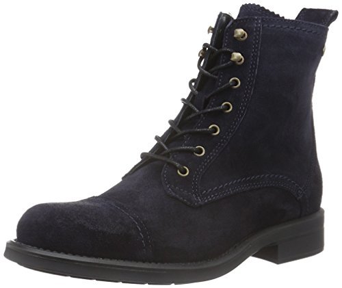 Tommy Hilfiger Damskie kozaki z krótką cholewką B1285ologna 3b, niebieski - niebieski Midnight 403-38 EU