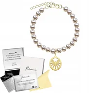 Bransoletki - Bransoletka Złota Dary Ducha Świętego Bierzmowanie 925 Prezent ŻYCZENIA - miniaturka - grafika 1