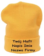 Czapki i chusty sportowe męskie - CZAPKA KRASNAL Beanie Twój HAFT Tekst Napis Nadruk - miniaturka - grafika 1